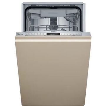 NEFF Masina de spalat vase complet incorporabila NEFF, S875EMX05E, N 50, 10 seturi, 5 programe, Clasa C, 45 cm, VarioHinge, InfoLight, Open Dry, Chef 70°C, Home Connect, Bej