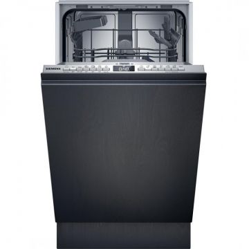 SIEMENS Masina de spalat vase incorporabila Siemens iQ300 SR63EX25KE, 10 seturi, 6 programe de spalare, clasa B< Negru
