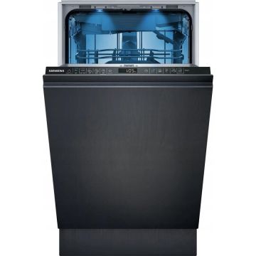SIEMENS Masina de spalat vase incorporabila Siemens iQ500 SR65EX09ME, 10 seturi, 6 programe, clasa B, Negru