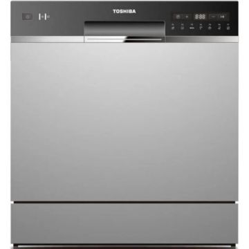 Toshiba Masina de spalat vase Toshiba DW-08T2EE(S)-PL, 8 seturi, Clasa energetica F, 49 dB